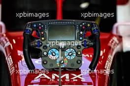 Alfa Romeo F1 Team C42 steering wheel. 25.03.2022 Formula 1 World Championship, Rd 2, Saudi Arabian Grand Prix, Jeddah, Saudi Arabia, Practice Day.