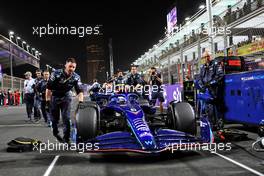 Nicholas Latifi (CDN) Williams Racing FW44 on the grid. 27.03.2022. Formula 1 World Championship, Rd 2, Saudi Arabian Grand Prix, Jeddah, Saudi Arabia, Race Day.