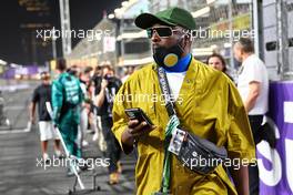 will.i.am (USA) Black Eyed Peas on the grid. 27.03.2022. Formula 1 World Championship, Rd 2, Saudi Arabian Grand Prix, Jeddah, Saudi Arabia, Race Day.
