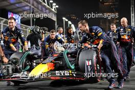 Max Verstappen (NLD) Red Bull Racing RB18 on the grid. 27.03.2022. Formula 1 World Championship, Rd 2, Saudi Arabian Grand Prix, Jeddah, Saudi Arabia, Race Day.