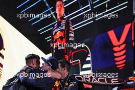Race winner Max Verstappen (NLD) Red Bull Racing celebrates in parc ferme. 27.03.2022. Formula 1 World Championship, Rd 2, Saudi Arabian Grand Prix, Jeddah, Saudi Arabia, Race Day.