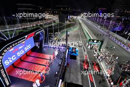 The podium (L to R): Paul Monaghan (GBR) Red Bull Racing Chief Engineer; Charles Leclerc (MON) Ferrari, second; Max Verstappen (NLD) Red Bull Racing, race winner; Carlos Sainz Jr (ESP) Ferrari, third. 27.03.2022. Formula 1 World Championship, Rd 2, Saudi Arabian Grand Prix, Jeddah, Saudi Arabia, Race Day.