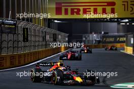 Sergio Perez (MEX) Red Bull Racing RB18. 27.03.2022. Formula 1 World Championship, Rd 2, Saudi Arabian Grand Prix, Jeddah, Saudi Arabia, Race Day.