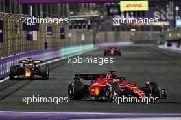 Charles Leclerc (MON) Ferrari F1-75. 27.03.2022. Formula 1 World Championship, Rd 2, Saudi Arabian Grand Prix, Jeddah, Saudi Arabia, Race Day.