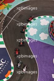 Charles Leclerc (MON) Ferrari F1-75 leads the race. 27.03.2022. Formula 1 World Championship, Rd 2, Saudi Arabian Grand Prix, Jeddah, Saudi Arabia, Race Day.