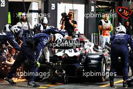 Pierre Gasly (FRA) AlphaTauri AT03 makes a pit stop. 27.03.2022. Formula 1 World Championship, Rd 2, Saudi Arabian Grand Prix, Jeddah, Saudi Arabia, Race Day.
