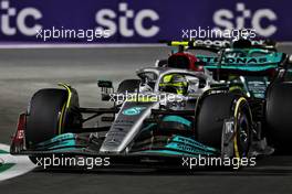 Lewis Hamilton (GBR) Mercedes AMG F1 W13. 27.03.2022. Formula 1 World Championship, Rd 2, Saudi Arabian Grand Prix, Jeddah, Saudi Arabia, Race Day.