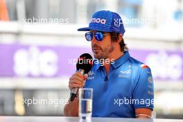 Fernando Alonso (ESP) Alpine F1 Team. 26.03.2022. Formula 1 World Championship, Rd 2, Saudi Arabian Grand Prix, Jeddah, Saudi Arabia, Qualifying Day.