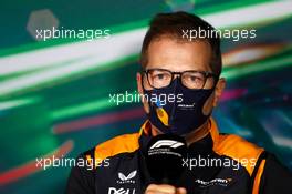 Andreas Seidl, McLaren Managing Director in the FIA Press Conference. 26.03.2022. Formula 1 World Championship, Rd 2, Saudi Arabian Grand Prix, Jeddah, Saudi Arabia, Qualifying Day.