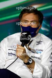 Jost Capito (GER) Williams Racing Chief Executive Officer in the FIA Press Conference. 26.03.2022. Formula 1 World Championship, Rd 2, Saudi Arabian Grand Prix, Jeddah, Saudi Arabia, Qualifying Day.