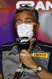 Mario Isola (ITA) Pirelli Racing Manager in the FIA Press Conference. 26.03.2022. Formula 1 World Championship, Rd 2, Saudi Arabian Grand Prix, Jeddah, Saudi Arabia, Qualifying Day.