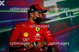 Charles Leclerc (MON) Ferrari in the post race FIA Press Conference. 27.03.2022. Formula 1 World Championship, Rd 2, Saudi Arabian Grand Prix, Jeddah, Saudi Arabia, Race Day.