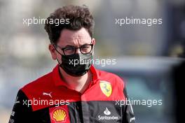 Mattia Binotto (ITA) Ferrari Team Principal. 24.03.2022. Formula 1 World Championship, Rd 2, Saudi Arabian Grand Prix, Jeddah, Saudi Arabia, Preparation Day.