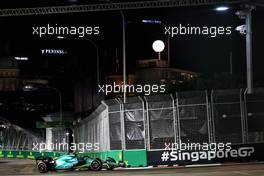Sebastian Vettel (GER) Aston Martin F1 Team AMR22. 30.09.2022. Formula 1 World Championship, Rd 17, Singapore Grand Prix, Marina Bay Street Circuit, Singapore, Practice Day.