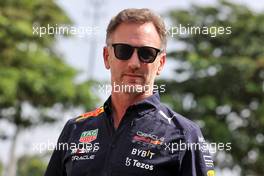 Christian Horner (GBR) Red Bull Racing Team Principal. 30.09.2022. Formula 1 World Championship, Rd 17, Singapore Grand Prix, Marina Bay Street Circuit, Singapore, Practice Day.