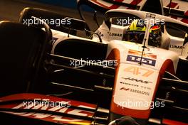 Mick Schumacher (GER) Haas VF-22. 30.09.2022. Formula 1 World Championship, Rd 17, Singapore Grand Prix, Marina Bay Street Circuit, Singapore, Practice Day.
