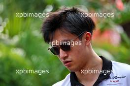 Guanyu Zhou (CHN) Alfa Romeo F1 Team. 30.09.2022. Formula 1 World Championship, Rd 17, Singapore Grand Prix, Marina Bay Street Circuit, Singapore, Practice Day.