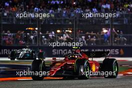 Carlos Sainz Jr (ESP) Ferrari F1-75. 02.10.2022. Formula 1 World Championship, Rd 17, Singapore Grand Prix, Marina Bay Street Circuit, Singapore, Race Day.