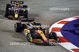 Lando Norris (GBR), McLaren F1 Team  02.10.2022. Formula 1 World Championship, Rd 17, Singapore Grand Prix, Marina Bay Street Circuit, Singapore, Race Day.