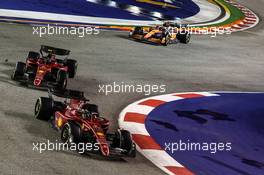 Charles Leclerc (FRA), Scuderia Ferrari  02.10.2022. Formula 1 World Championship, Rd 17, Singapore Grand Prix, Marina Bay Street Circuit, Singapore, Race Day.