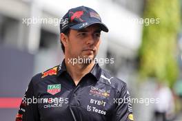 Sergio Perez (MEX) Red Bull Racing. 01.10.2022. Formula 1 World Championship, Rd 17, Singapore Grand Prix, Marina Bay Street Circuit, Singapore, Qualifying Day.
