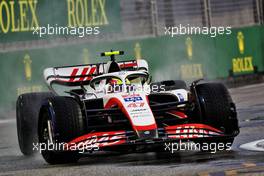 Mick Schumacher (GER) Haas VF-22. 01.10.2022. Formula 1 World Championship, Rd 17, Singapore Grand Prix, Marina Bay Street Circuit, Singapore, Qualifying Day.