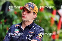 Max Verstappen (NLD) Red Bull Racing. 01.10.2022. Formula 1 World Championship, Rd 17, Singapore Grand Prix, Marina Bay Street Circuit, Singapore, Qualifying Day.