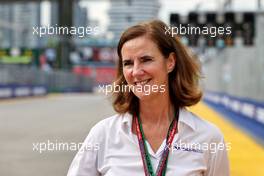 Catherine Bond Muir (GBR) W Series Chief Executive Officer. 02.10.2022. Formula 1 World Championship, Rd 17, Singapore Grand Prix, Marina Bay Street Circuit, Singapore, Race Day.