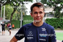 Alexander Albon (THA) Williams Racing. 29.09.2022. Formula 1 World Championship, Rd 17, Singapore Grand Prix, Marina Bay Street Circuit, Singapore, Preparation Day.