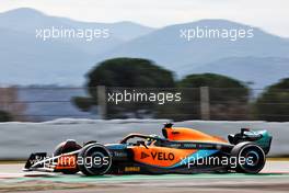 Lando Norris (GBR) McLaren MCL36. 25.02.2022. Formula One Testing, Day Three, Barcelona, Spain. Friday.
