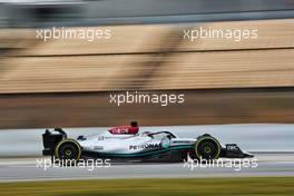George Russell (GBR) Mercedes AMG F1 W13. 25.02.2022. Formula One Testing, Day Three, Barcelona, Spain. Friday.
