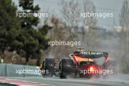 Daniel Ricciardo (AUS) McLaren MCL36. 25.02.2022. Formula One Testing, Day Three, Barcelona, Spain. Friday.