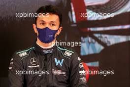 Alexander Albon (THA) Williams Racing in the FIA Press Conference. 25.02.2022. Formula One Testing, Day Three, Barcelona, Spain. Friday.