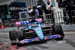 Fernando Alonso (ESP) Alpine F1 Team A522. 25.02.2022. Formula One Testing, Day Three, Barcelona, Spain. Friday.