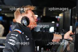 Josh Peckett (GBR) Alpine F1 Team Race Engineer. 24.02.2022. Formula One Testing, Day Two, Barcelona, Spain. Thursday.