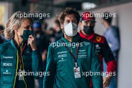 Sebastian Vettel (GER) Aston Martin F1 Team. 24.02.2022. Formula One Testing, Day Two, Barcelona, Spain. Thursday.