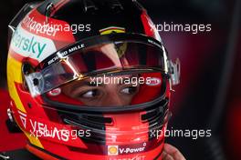 Carlos Sainz Jr (ESP) Ferrari. 24.02.2022. Formula One Testing, Day Two, Barcelona, Spain. Thursday.