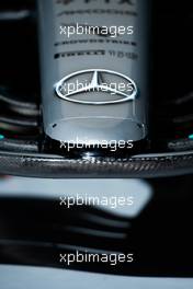 Mercedes AMG F1 W13 nosecone. 24.02.2022. Formula One Testing, Day Two, Barcelona, Spain. Thursday.