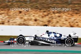 Pierre Gasly (FRA) AlphaTauri AT03. 24.02.2022. Formula One Testing, Day Two, Barcelona, Spain. Thursday.