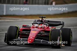 Charles Leclerc (MON) Ferrari F1-75. 24.02.2022. Formula One Testing, Day Two, Barcelona, Spain. Thursday.