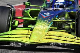 Nicholas Latifi (CDN) Williams Racing FW44 with flow-vis paint. 23.02.2022. Formula One Testing, Day One, Barcelona, Spain. Wednesday.