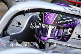 Lewis Hamilton (GBR) Mercedes AMG F1 W13. 23.02.2022. Formula One Testing, Day One, Barcelona, Spain. Wednesday.
