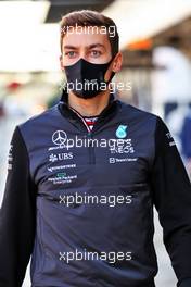 George Russell (GBR) Mercedes AMG F1. 23.02.2022. Formula One Testing, Day One, Barcelona, Spain. Wednesday.