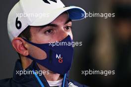 Nicholas Latifi (CDN) Williams Racing in the FIA Press Conference. 23.02.2022. Formula One Testing, Day One, Barcelona, Spain. Wednesday.