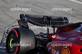 Charles Leclerc (MON) Ferrari F1-75 - rear wing. 23.02.2022. Formula One Testing, Day One, Barcelona, Spain. Wednesday.
