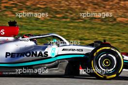 George Russell (GBR) Mercedes AMG F1 W13. 23.02.2022. Formula One Testing, Day One, Barcelona, Spain. Wednesday.
