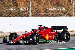 Charles Leclerc (MON) Ferrari F1-75. 23.02.2022. Formula One Testing, Day One, Barcelona, Spain. Wednesday.