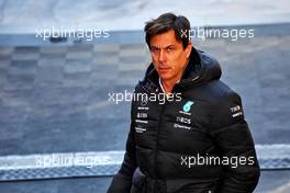 Toto Wolff (GER) Mercedes AMG F1 Shareholder and Executive Director. 23.02.2022. Formula One Testing, Day One, Barcelona, Spain. Wednesday.