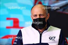 Franz Tost (AUT) AlphaTauri Team Principal in the FIA Press Conference. 23.02.2022. Formula One Testing, Day One, Barcelona, Spain. Wednesday.