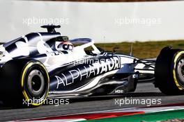 Yuki Tsunoda (JPN) AlphaTauri AT03. 23.02.2022. Formula One Testing, Day One, Barcelona, Spain. Wednesday.